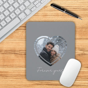 Heart Frame Custom Photo Mouse Mat
