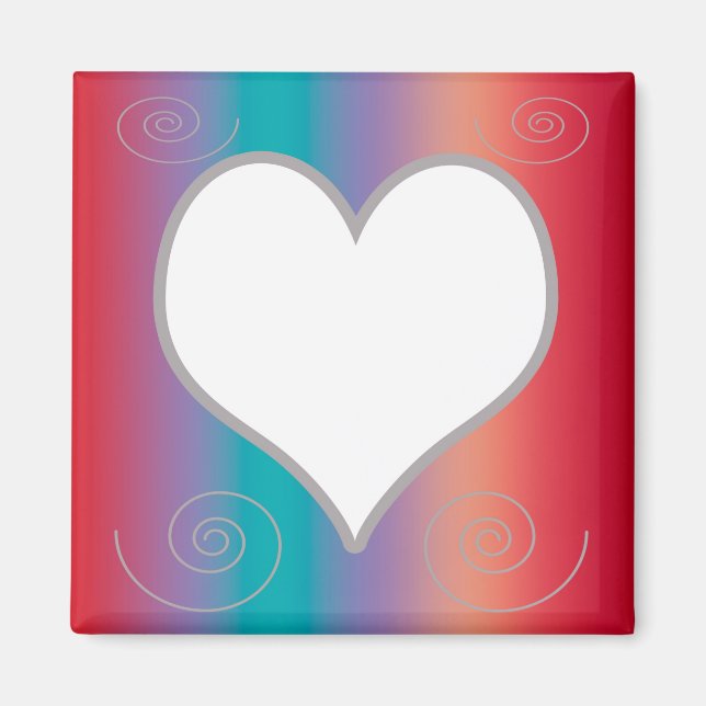 Heart frame magnet (Front)