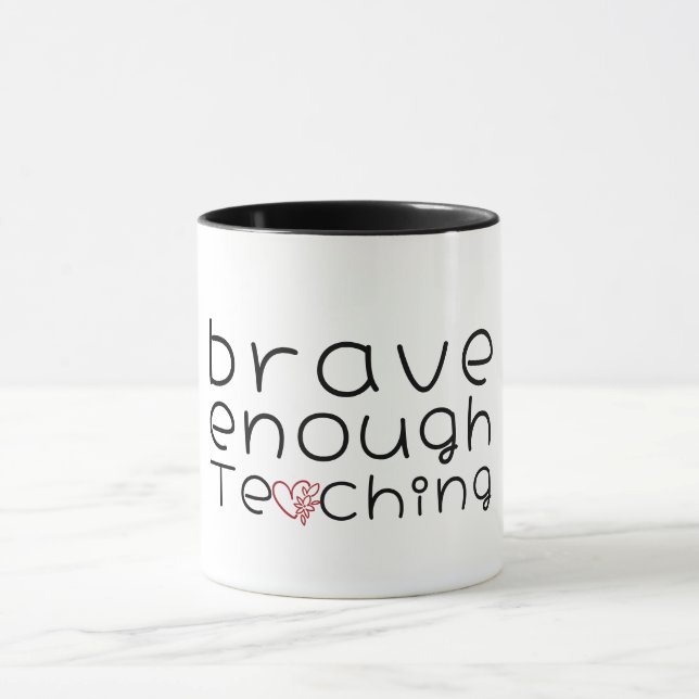 Heart Frame Personalised Teacher Appreciation Gift Mug (Center)