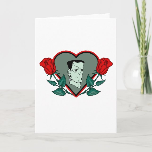 Heart Frankenstein Card (Front)