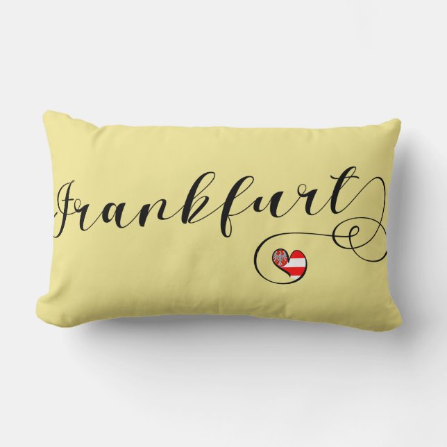 Heart Frankfurt, Hesse, Germany Lumbar Cushion (Front)