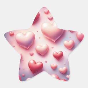 Heart Frenzy Star Sticker