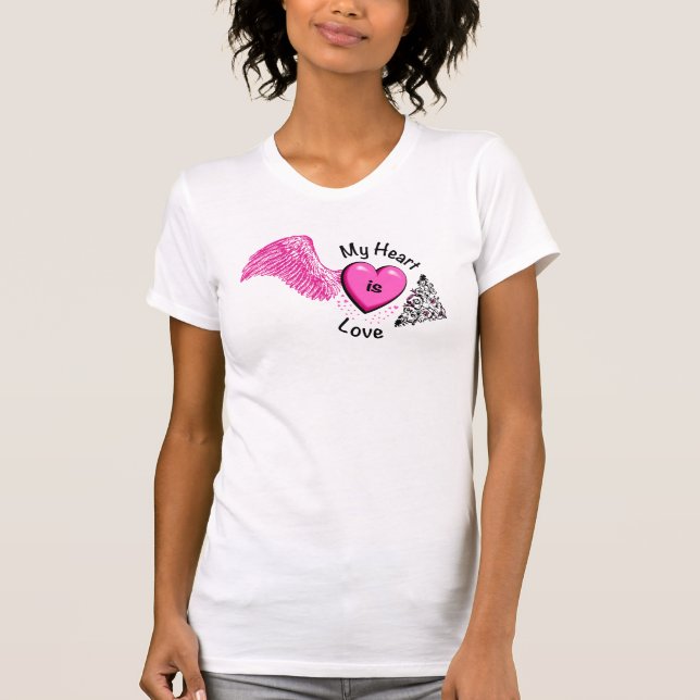 Heart full of Love T shirt (Front)