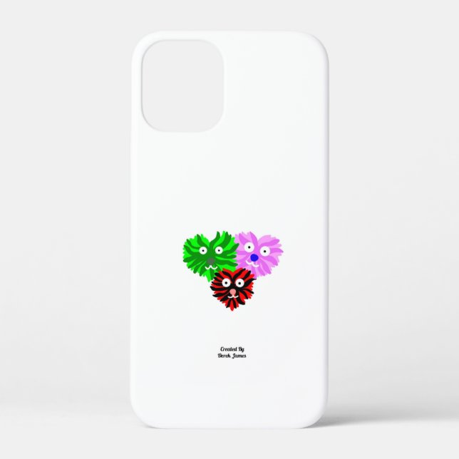 Heart Fuzzies Apple iPhone 12 Mini Case (Back)