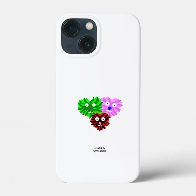 Heart Fuzzies Apple iPhone 13 Mini Case (Back)