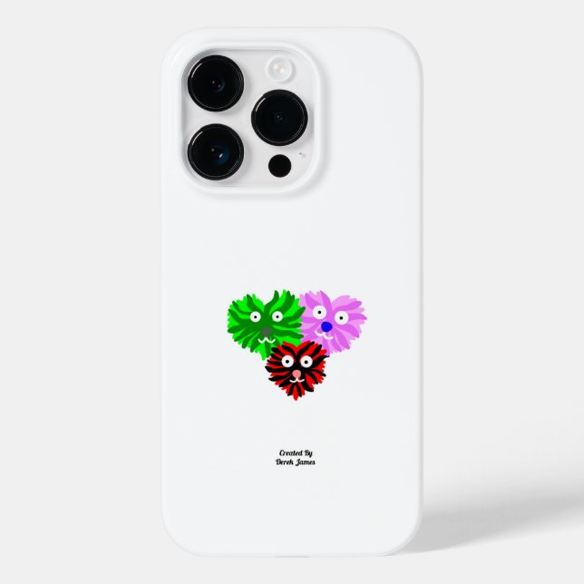 Heart Fuzzies Apple iPhone 14 Pro Case (Back)