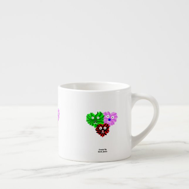 Heart Fuzzies Espresso Mug (Right)