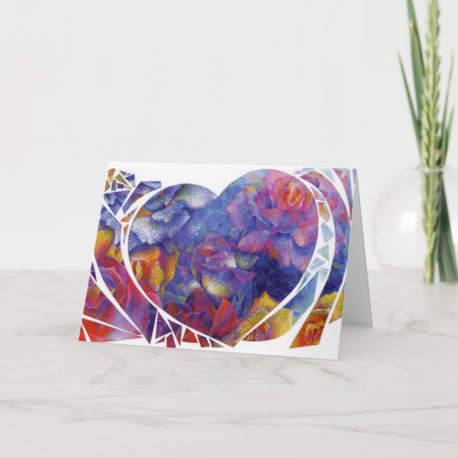 "Heart Garden" 5x7-in. Folded Card (Front)