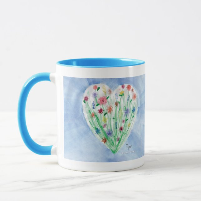 Heart Garden - KidsArt for CHOC Mug (Left)