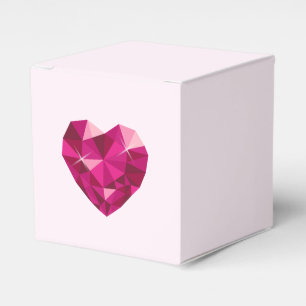 Heart Gemstone Favour Box