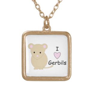 Heart Gerbils Necklace