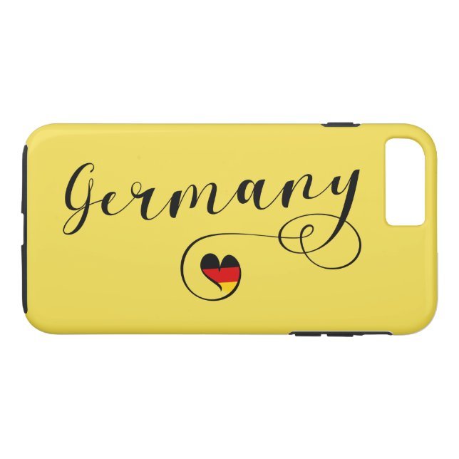 Heart Germany Cell Phone Case, German Case-Mate iPhone Case (Back (Horizontal))