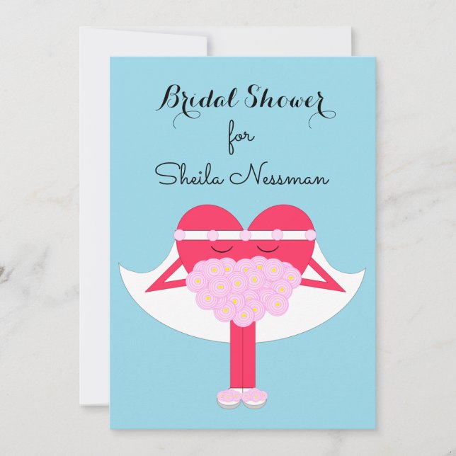 Heart Getting Married:  Bridal Shower Invitation (Front)