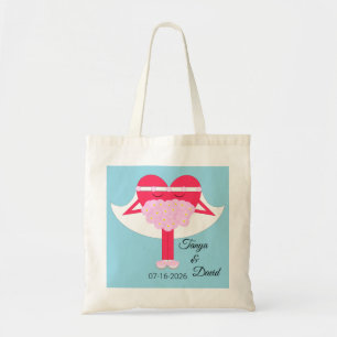 Heart Getting Married Budget Tote Bag
