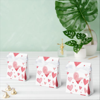 heart gift bag favour box