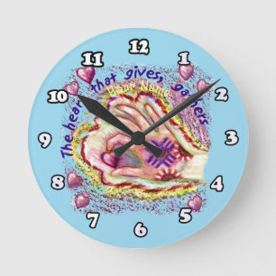 Heart Gives Clock