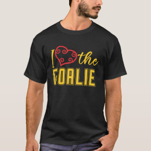 Heart Goalie Lacrosse Mom LAX boys girls Mothers d T-Shirt