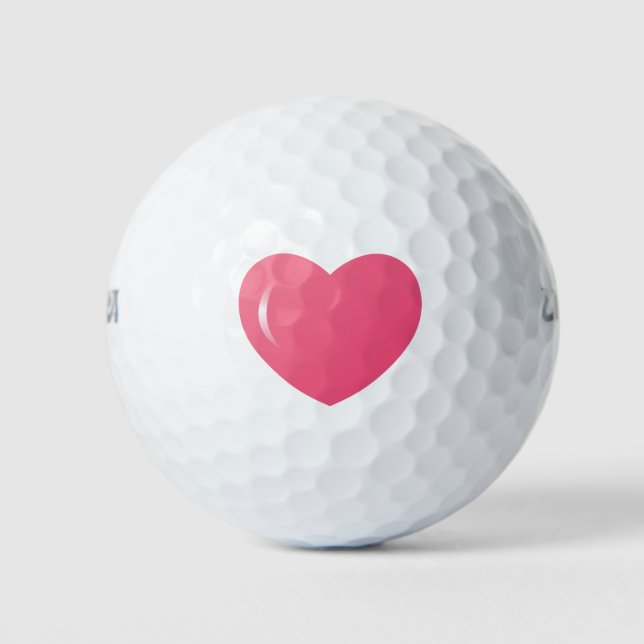 Heart Golf Balls (Front)