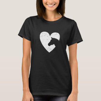 Heart Graphic Horse Lover Equestrian Rider Horses  T-Shirt