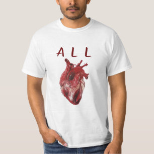 Heart Graphic Painting T-Shirt