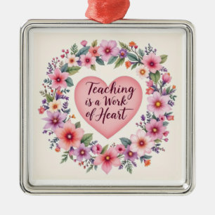 Heart-Grown Educator Shine Metal Tree Decoration