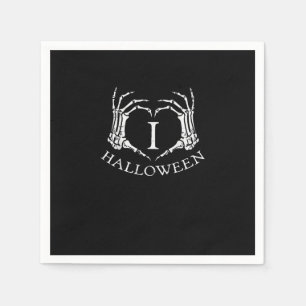 Heart Halloween Skeleton Hand Costume Men Women Ki Napkin
