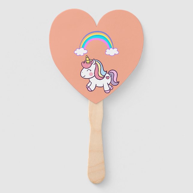 Heart hand fan (Front)