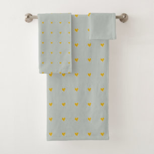 Heart hand towel