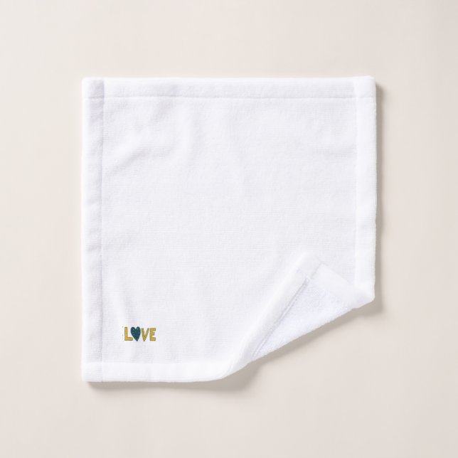 Heart hand towel (Wash Cloth)