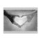 Heart Hands B&W Photo