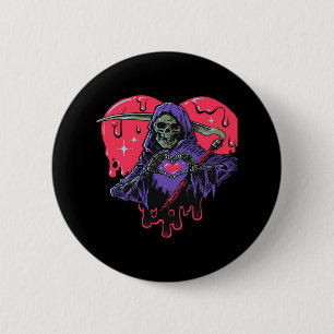 Heart Hands Reaper Classic 6 Cm Round Badge