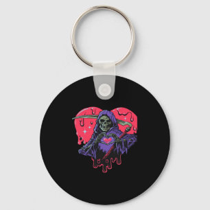 Heart Hands Reaper Classic Look Key Ring