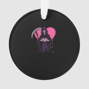 Heart Hands Reaper Classic Meme Ornament