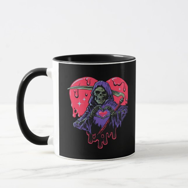 Heart Hands Reaper Classic Mug (Left)