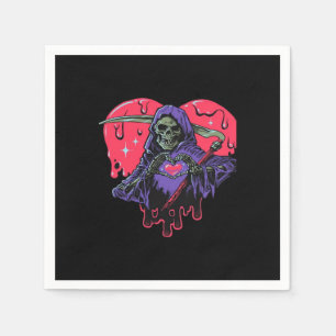 Heart Hands Reaper Classic Napkin