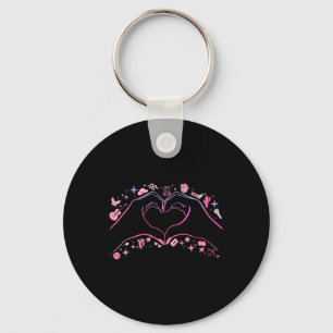 Heart Hands Taylor First Name Girl Vintage 70s 80s Key Ring