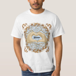 Heart Hands wedding t-shirt