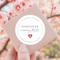 Heart Hangover Recovery Kit Wedding Party Favour