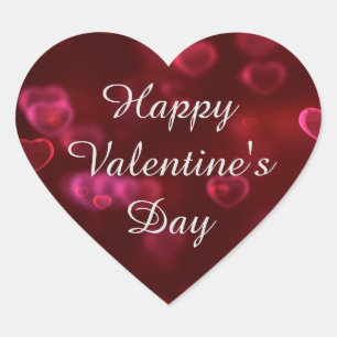 Heart Happy Valentine's Day Sticker