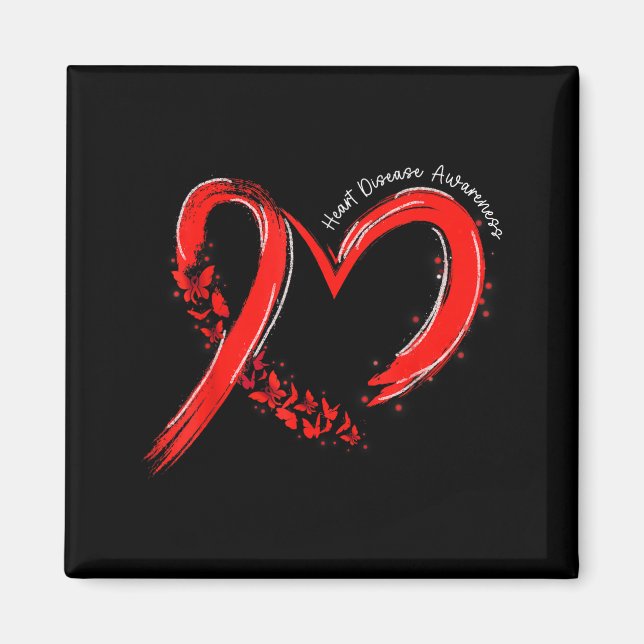 Heart Health Heart Disease Awareness Chd Mens Wome Magnet (Front)