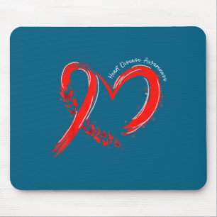 Heart Health Heart Disease Awareness Chd Mens Wome Mouse Mat