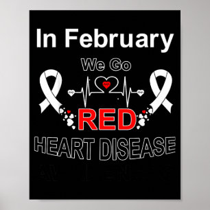 Heart Health Month Awareness In February American Poster