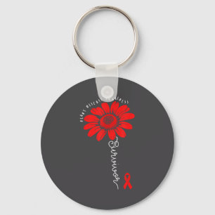 Heart Health Survivor Heart Disease Awareness Chd  Key Ring