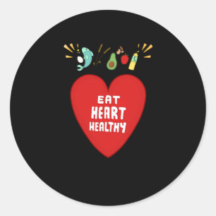 Heart Healthy Living Sticker 