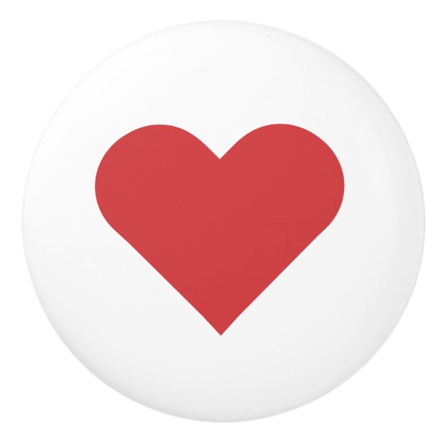 Heart Heart Heart Heart Ceramic Knob (Front)