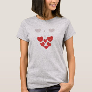 Heart + Heart = Love Funky T-Shirt Top
