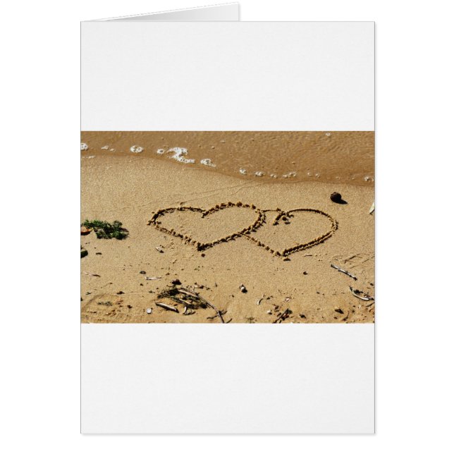Heart Hearts love custom personalise Anniversaries (Front)