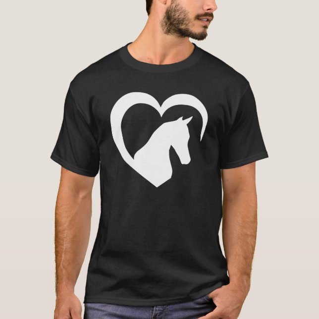 Heart Horse   For Everybody That Loves Horses Farm T-Shirt (Front)