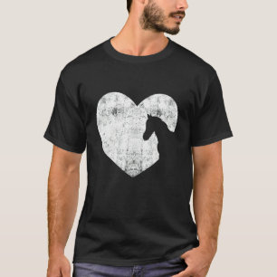 Heart Horse Graphic Horse Lover Equestrian Rider H T-Shirt