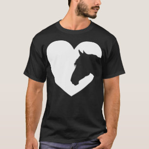 Heart horse hobby sport saddle gift amadeus T-Shirt